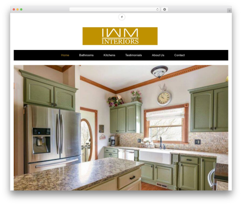 WordPress theme tInteriorDesign - iwminteriors.com