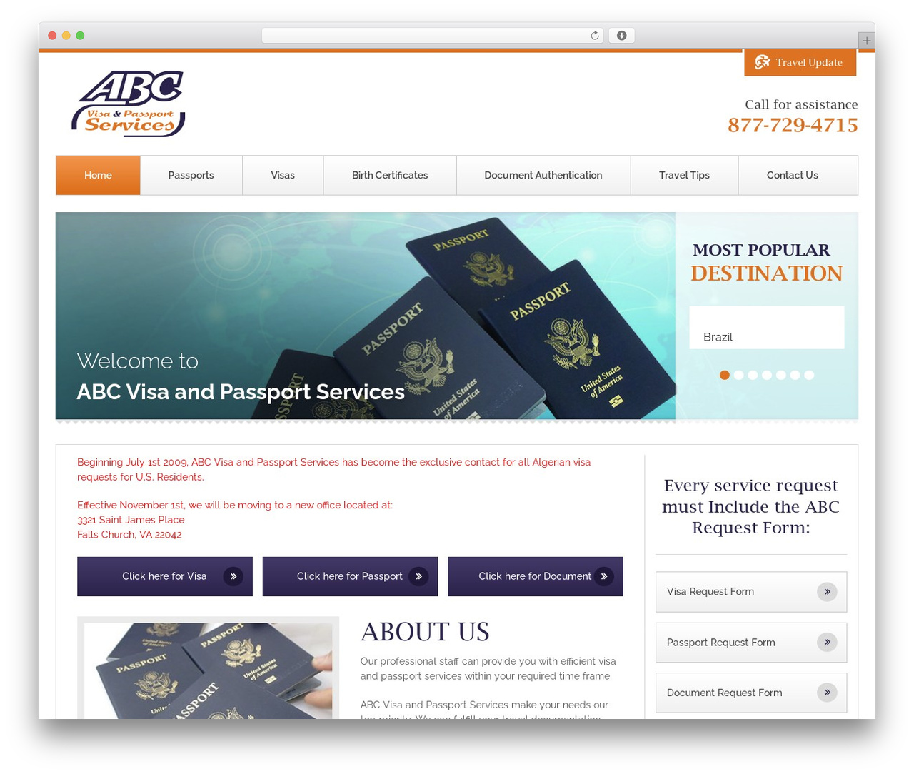 WordPress website theme ABC Visa WordPress Theme - abc1visa.com WordPress website theme ABC Visa WordPress Theme - abc1visa.com