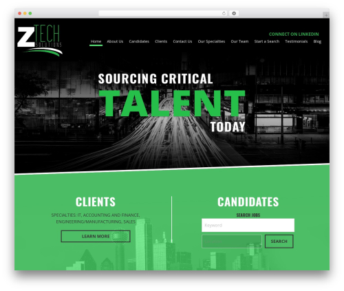 Z-tech Solutions WordPress theme - z-techsolutions.net
