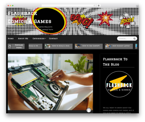 Dark Press WordPress theme - flashbackcomicsandgames.com Dark Press WordPress theme - flashbackcomicsandgames.com