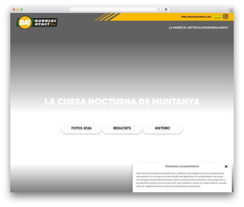 Genium theme WordPress - burriacatac.cat