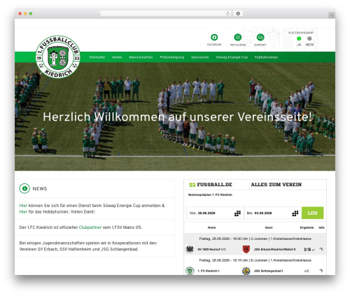 Include Fussball.de Widgets (include-fussball-de-widgets) free WordPress plugin - fc-kiedrich.de