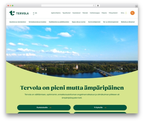 Höyrymoottori WordPress page theme - tervola.fi