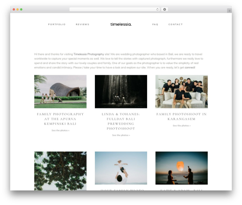 Solene core WordPress plugin - timelessia.com