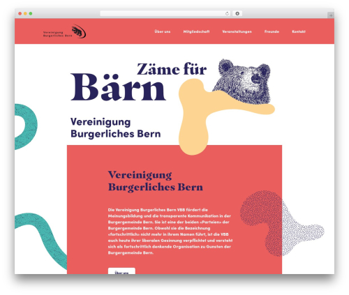 WordPress theme Hello Theme - vbbern.ch