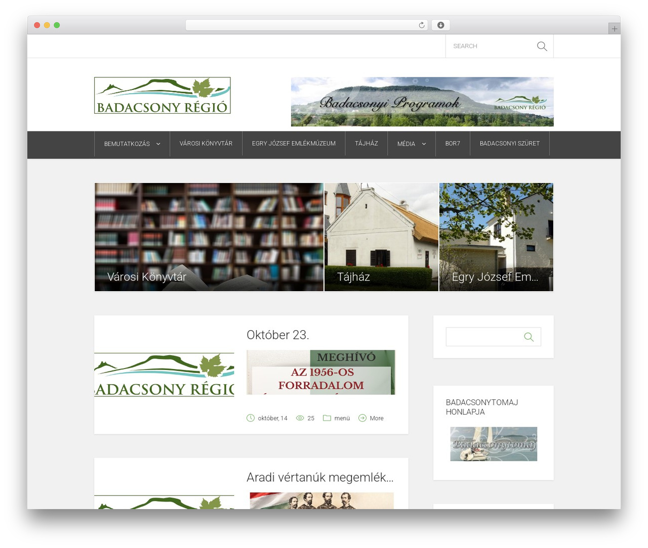 WordPress theme Material - badacsonyiprogramok.hu WordPress theme Material - badacsonyiprogramok.hu