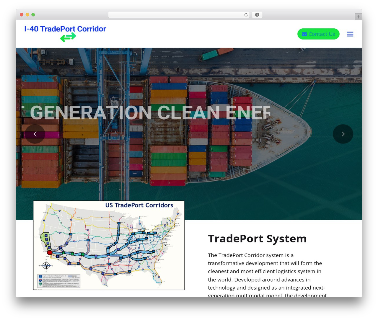 WordPress theme Total - i40tradeportcorridor.com