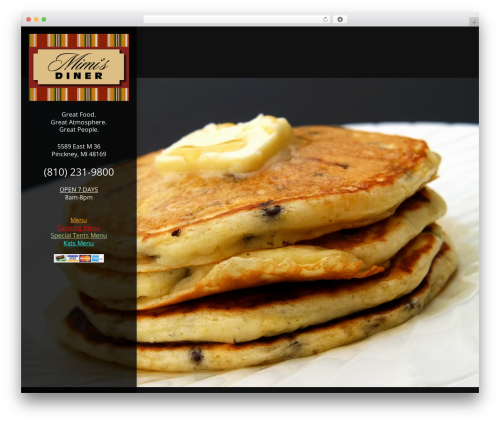 WordPress theme Umami - mimisdining.com