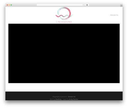 WordPress website theme Create - linjasound.com