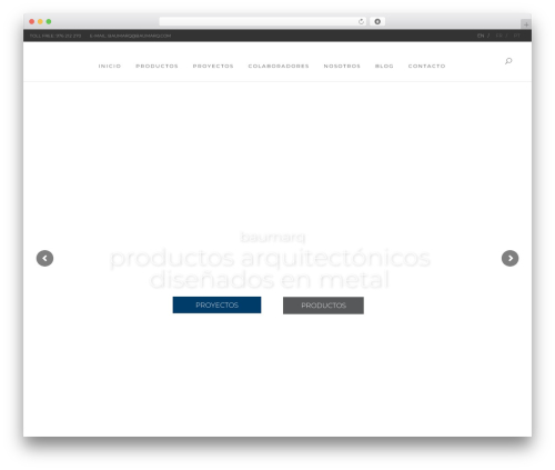 Architect theme WordPress - baumarq.com Architect theme WordPress - baumarq.com