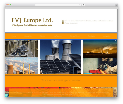 Avada theme WordPress - fvj-europe.com