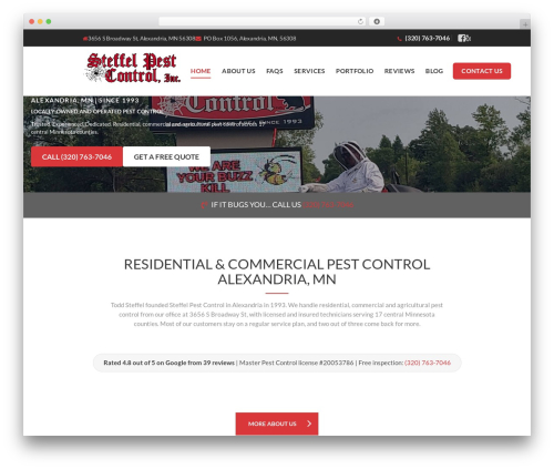 BugsPatrol theme WordPress - steffelpest.com