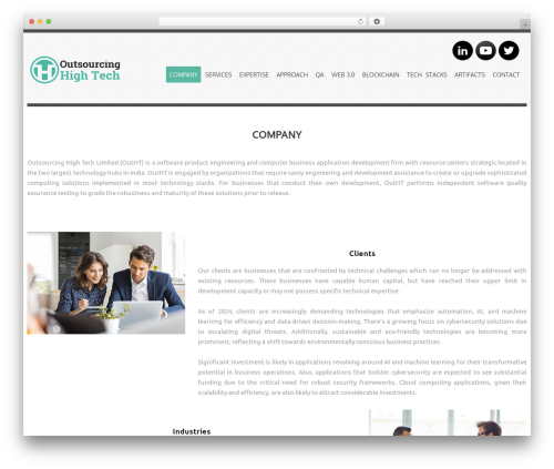 cherry WordPress theme - outht.com
