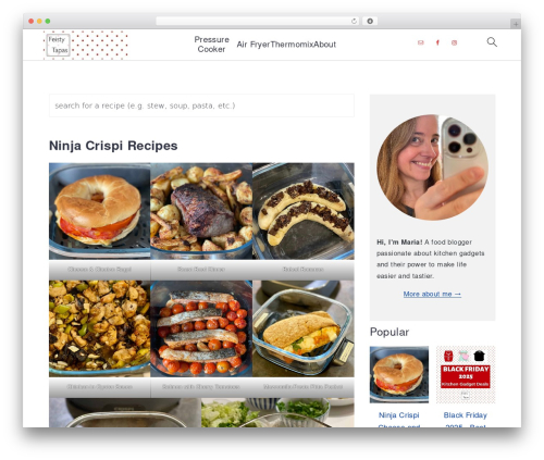 Cravings Pro Theme theme WordPress - feistytapas.com