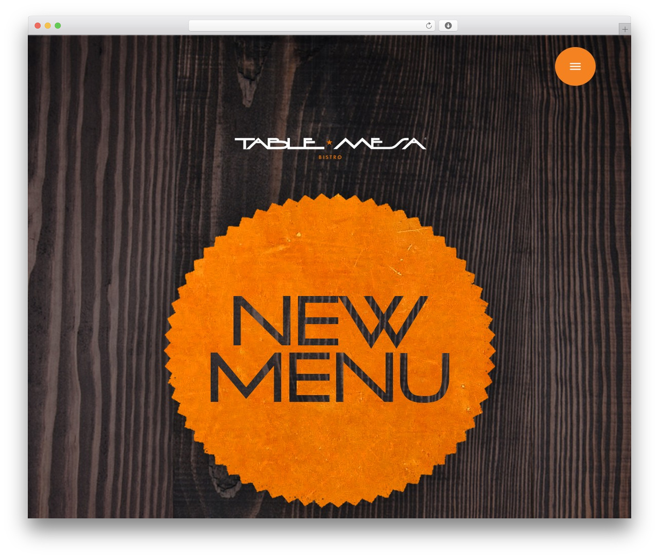 Divi theme WordPress - tablemesabistro.com