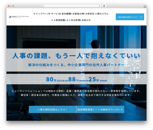 human_solution WordPress theme - human-sol.com