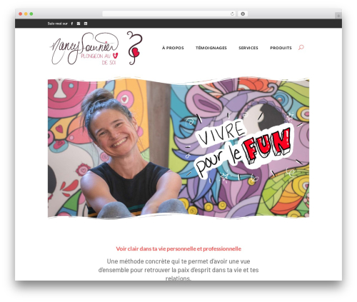 Illustrator theme WordPress - nancyfournier.com