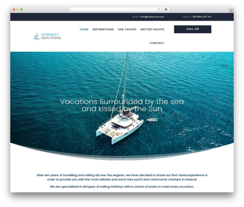 Kor WordPress theme - cedarsails.com