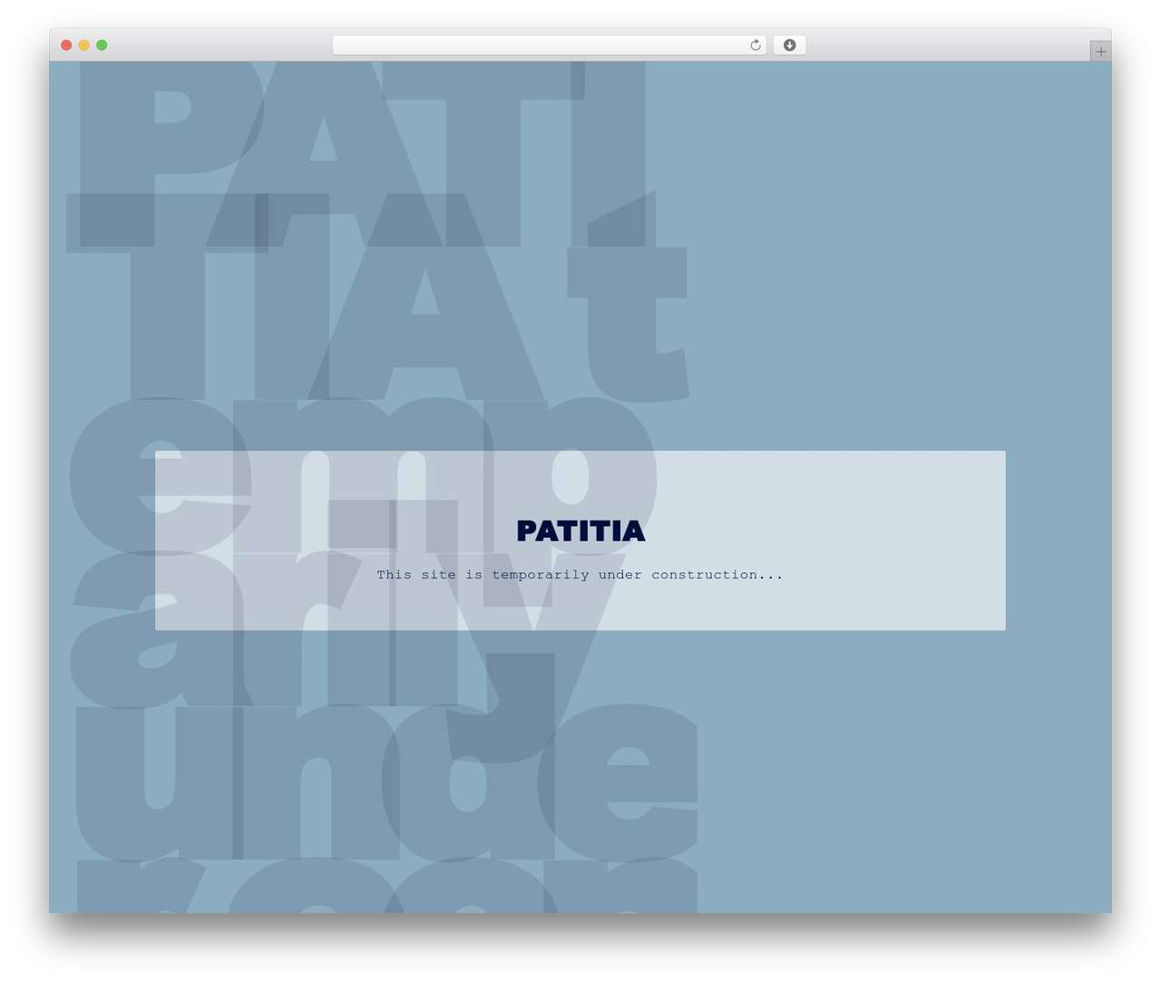 Nullity WordPress theme - patitia.net