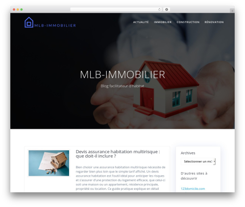 Theme WordPress Highlight - mlb-immobilier.com