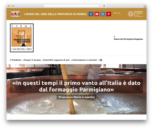Theme WordPress Avada - parmigianoreggiano.museidelcibo.it