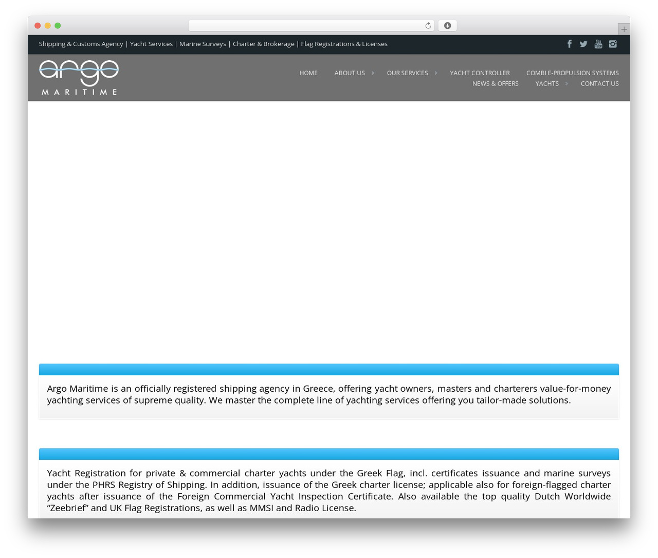 Theme WordPress Marine Wordpress Theme 01052015 - argomaritime.com.gr