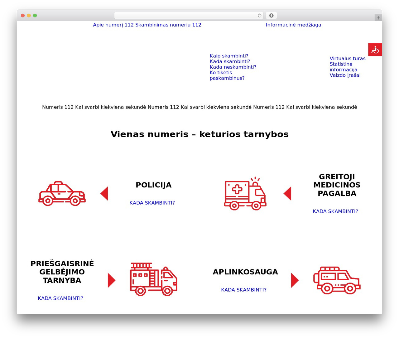 112 Child theme WordPress - 112.lt