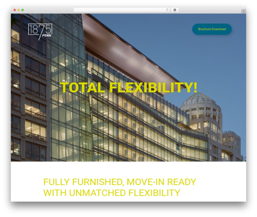 UnderStrap WordPress theme design - 1875penn.com