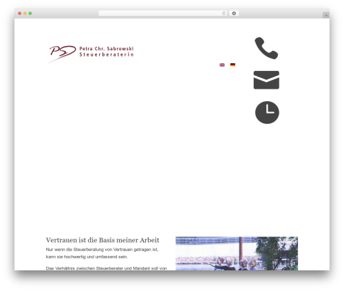 WordPress theme Divi - sabrowski.eu