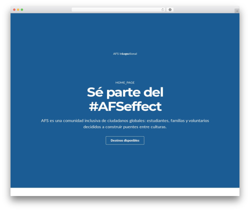 AFS Core Theme WP theme - afs.org.ve
