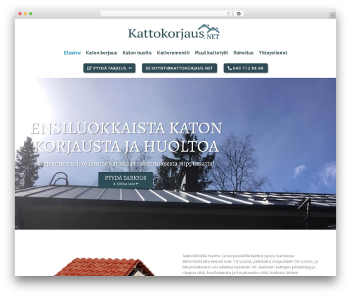 Astra theme WordPress - kattokorjaus.net