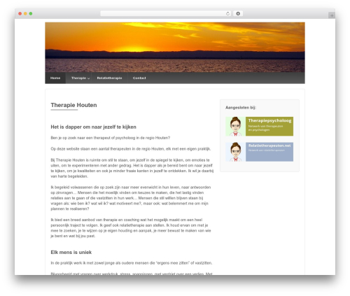Best WordPress theme Responsive Pro - therapie-houten.nl