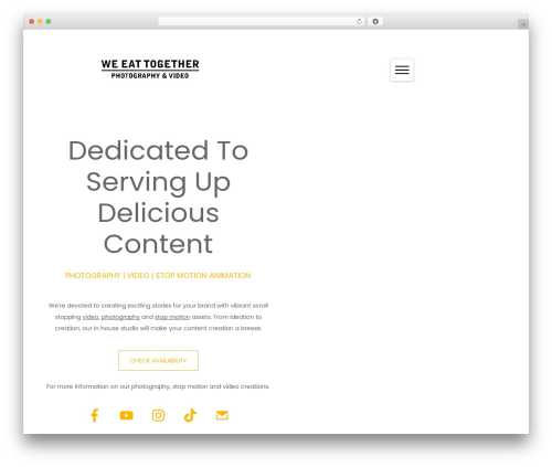 Brunch Pro Theme WordPress theme - weeattogether.com