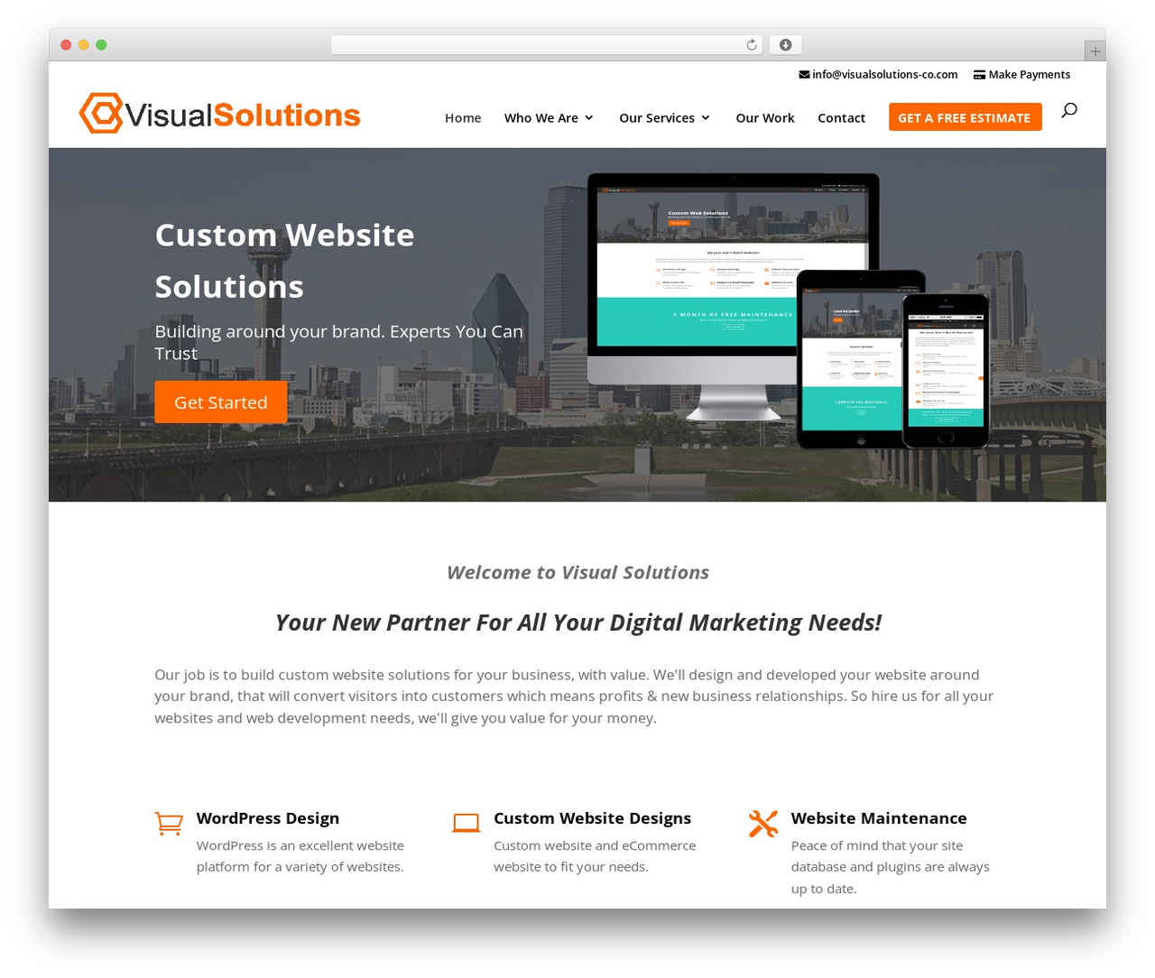 Divi WordPress theme - visualsolutions-co.com