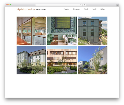 SYMPHONY WordPress theme - sigristschweizer.ch