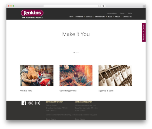 Theme WordPress Divi - jenkinsflooring.com