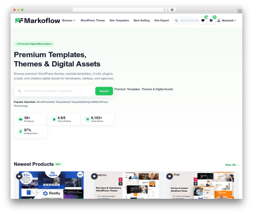 Theme WordPress Hello Markoflow - markoflow.com
