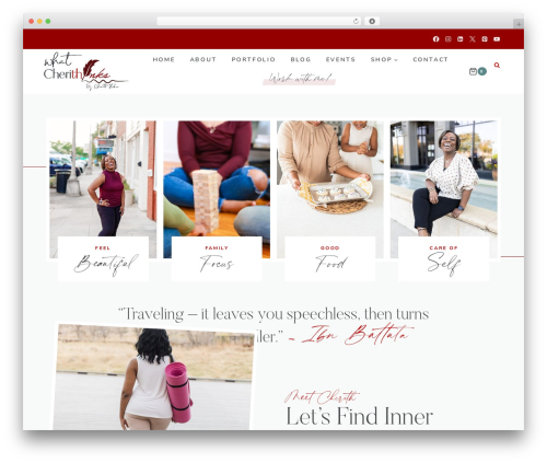 WordPress theme Hello Iris - whatcherithinks.com