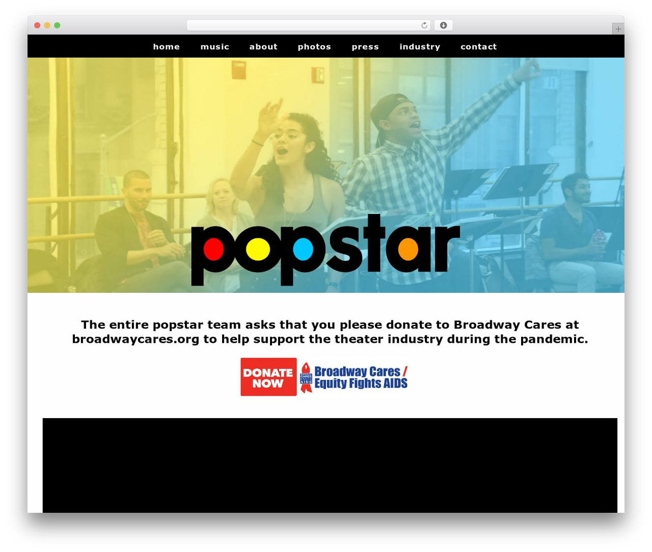 WordPress theme Responsive by Kyle - PopStarMusical - popstarmusical.com