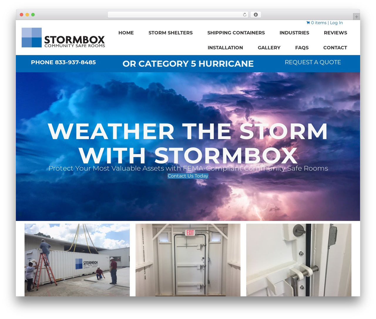 WordPress theme Woo360 Child Theme - stormbox.com