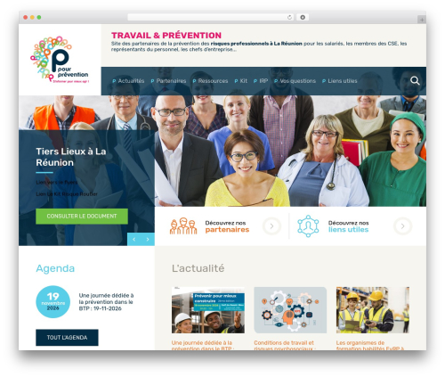 WordPress theme cgss - www.preventionpro974.re
