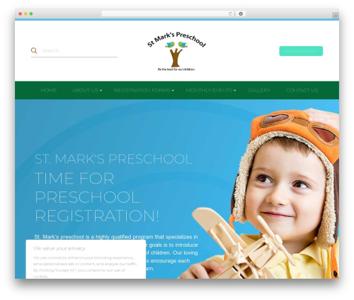 WordPress theme Divi - stmarkspreschoolmidlothian.com