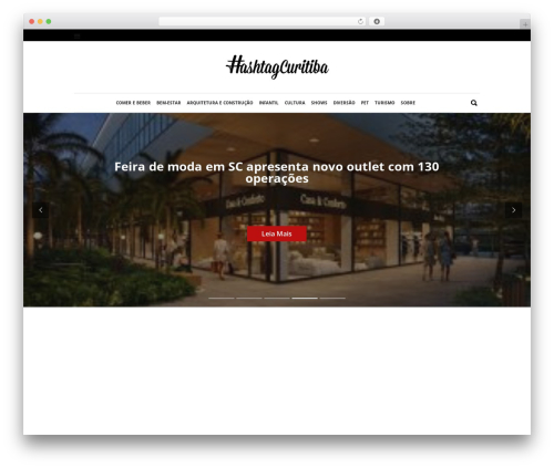 WordPress theme HashMag - hashtagcuritiba.com