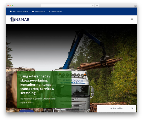 WordPress theme Logisco - nsmab.com