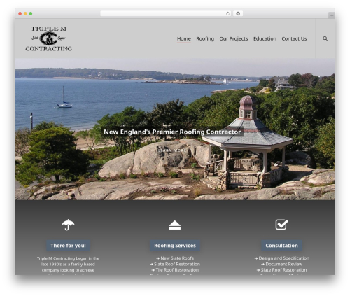 WordPress theme Salient - triplemcontracting.com