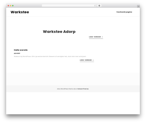 ARBA top WordPress theme - warkstee.nl