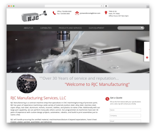 Azure Basic WordPress theme - rjcmfg.com Azure Basic WordPress theme - rjcmfg.com