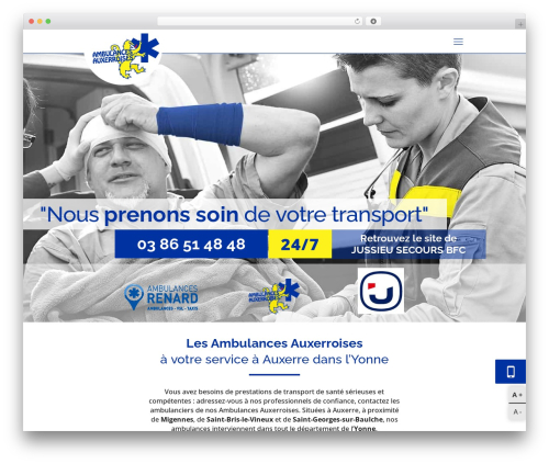 Betheme WordPress theme - ambulances-auxerroises.com