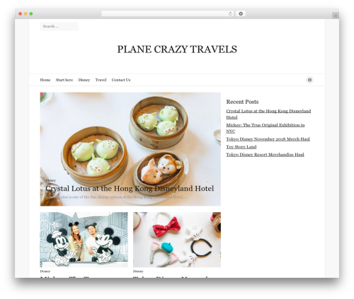 Blanco theme WordPress - planecrazytravels.com