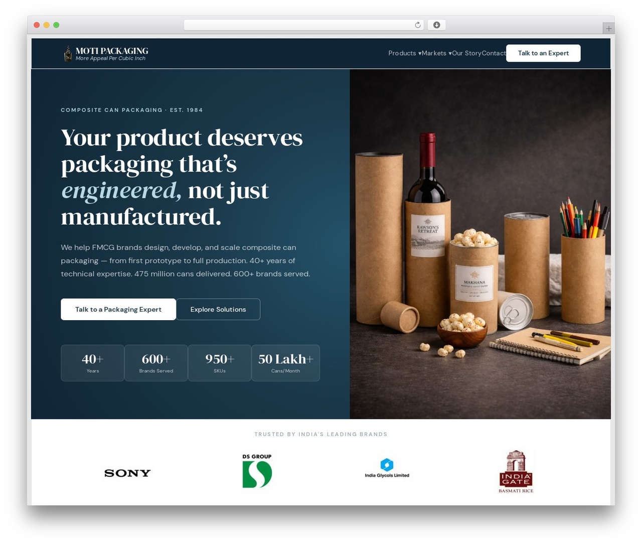 Hello Elementor premium WordPress theme - motipackaging.com